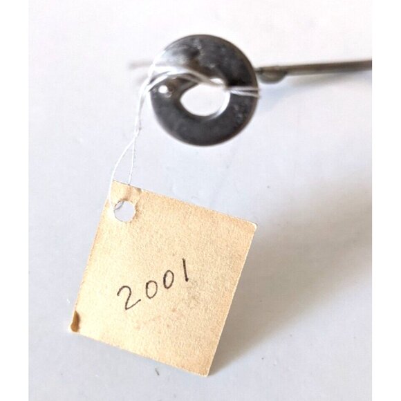 Junk Art VTG 2001 Vernart Ski Nut Skier Figurine Handcrafted Metal 6" Tag Canada - Picture 9 of 12